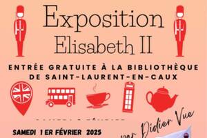 exposition Elisabeth 2 à  La Bibliothèque Saint Laurent en Caux