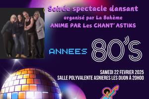 Soirée spectacle dansant Années 80