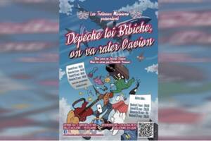 Dépêche-toi Bibiche, on va rater l'avion