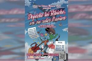 Dépêche-toi Bibiche, on va rater l'avion