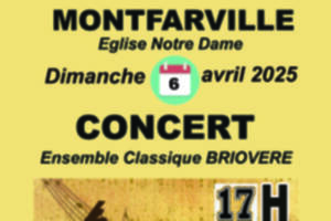 photo concert avec l'ensemble classique Briovère à Montfarville