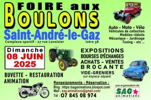 Foire aux Boulons de Saint-André-le-Gaz avec Rassemblements, Expositions, Brocante et Vide-greniers