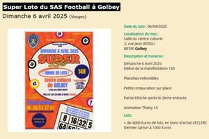 photo Super loto du SAS Football