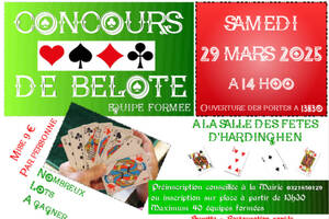 CONCOURS DE BELOTE