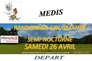 RANDONNEE GOURMANDE SEMI NOCTURNE