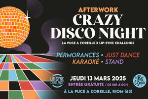 photo AFTERWORK CRAZY DISCO NIGHT AVEC LIP-SYNC CHALLENGE - LA PUCE A L'OREILLE