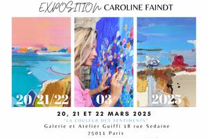 Exposition Caroline Faindt la couleur des sentiments