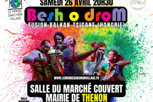 photo Besh o droM - Thenon - 26 Avril - Fusion Balkan tsigane (Hongrie)