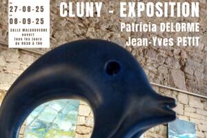 photo Exposition Patricia Delorme - Peintures et Jean-Yves Petit - Sculptures