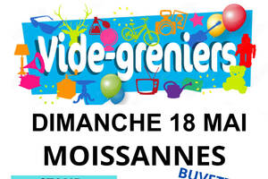 photo vide greniers au profit des enfants du RPI Moissannes/Sauviat sur Vige