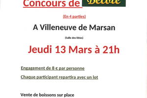 CONCOURS DE BELOTE