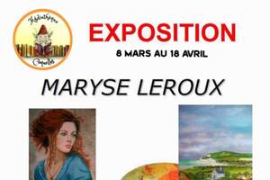 Exposition peintures Maryse Leroux