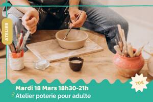 photo Atelier poterie pour adulte