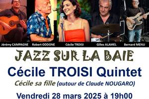 photo Concert JAZZ SUR LA BAIE avec Cécile TROISI Quintet, hommage à Claude NOUGARO