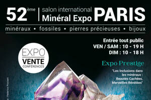 Salon Minéral Expo Paris 5-6-7 Décembre 2025 - 75012 PARIS - 52ème édition