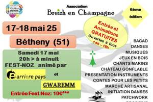 photo Fête de la bretagne 17 et 18 mai et Fest Noz 17 mai 20h à Bétheny