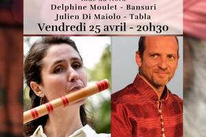 photo Récital de flûte bansuri - Musique classique indienne