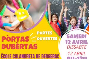PORTES OUVERTES ECOLE CALANDRETA 