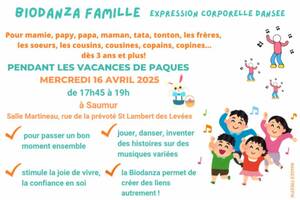 photo Expression corporelle dansée pour tous, Biodanza Famille à Saumur 16 avril