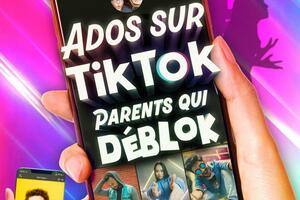 photo  Ados sur tiktok, parents qui déblok
