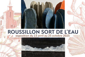 photo Christianne FILLIATREAU & Rosario GALATIOTO __ ROUSSILLON SORT DE L'EAU