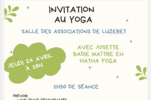 photo Invitation au yoga avec Josette Badie