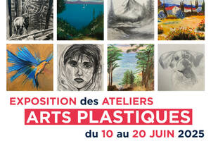 photo Exposition des ateliers Arts Plastiques