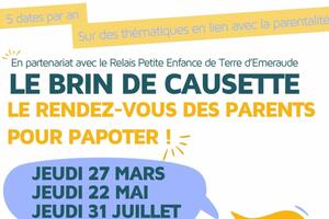 photo Le brin de causette : LE rendez-vous des parents pour papoter ! 