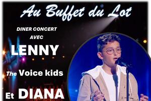 photo Diner concert avec Lenny et Diana