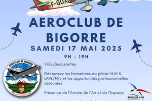 photo Aéroclub de Bigorre : Journée portes ouvertes le samedi 17 mai