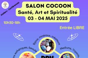 photo SALON COCOON: Santé, Art & Spiritualité - BIEN ÊTRE 03 et 04 Mai : 17100 SAINTES-Salle Espace Mendès France -