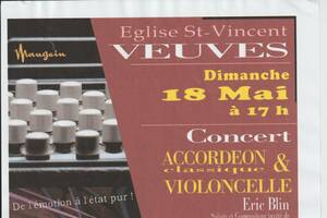 photo Concert ACCORDEON ET VIOLONCELLE Eric BLIN et Adrien MICHEL