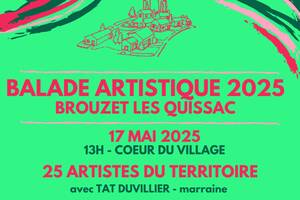4ème Balade Artistique à Brouzet les Quissac samedi 17 mai 2025