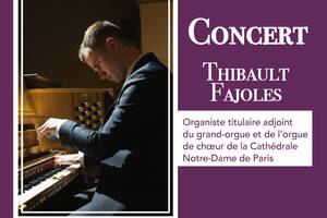 photo Concert orgue - Thibault Fajoles