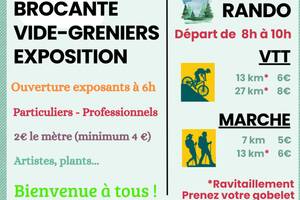 Brocante, exposition, rando Pédestre + VTT