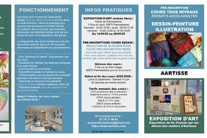 Cours dessin-peinture, illustration adultes-ados-enfants préinscription