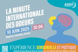 La Minute internationale des odeurs : le 10 juin à 10h06, respirez, ressentez, écrivez
