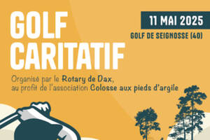 photo 11/05/2025 Compétition Rotary de Dax au profit de l’association Colosse aux pieds d’argile