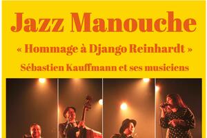 photo Concert de Jazz Manouche par le Quartet Sébastien Kauffmann