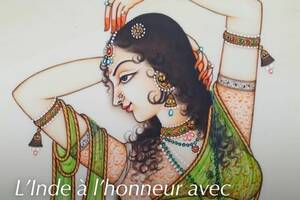 photo L'Inde à l'honneur avec l'artiste miniaturiste Shiv SWAMI et le photographe Vishnu PANCHARIYA