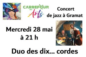 photo Duo des Dix, concert de jazz à Gramat