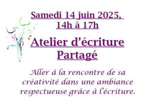 Atelier d'écriture partagé