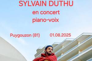 Sylvain Duthu en concert piano-voix