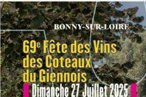 photo 69ème Fête des Vins des Coteaux du Giennois (AOC) à BONNY SUR LOIRE (45) le 27 juillet 2025