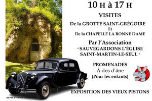 photo Visite grotte St Grégoire et expo voitures collection