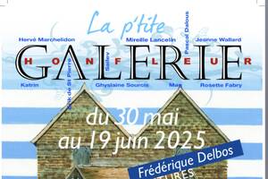 Exposition de Frédérique Delbos, peintures & Thierry Larivière, poteries