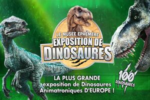 Le Musée Éphémère® des dinosaures à Montbéliard - Tour 2025