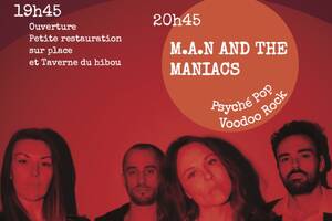 M.A.N AND THE MANIACS Concert POP ROCK
