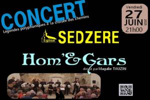 Concert polyphonique à l'église de SEDZERE