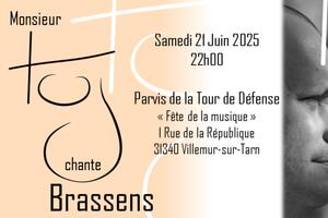 Monsieur Tuj chante Brassens